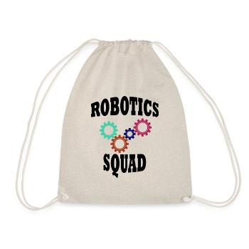 Lustiges Sprichwort Robotics Squad - Turnbeutel - Natur - Vorne