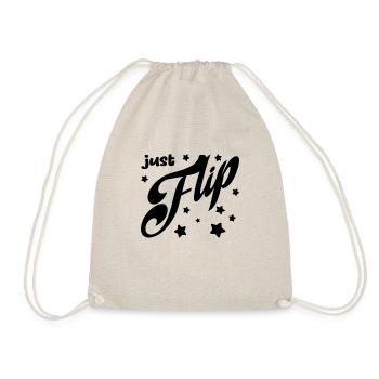 Just Flip - Tumbling Funny Gymnast Cheerleading - Sac de sport léger - nature - Devant
