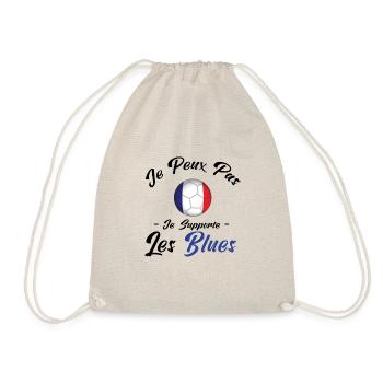 je peux pas , je supporte les bleus. France - Sac de sport léger - nature - Devant