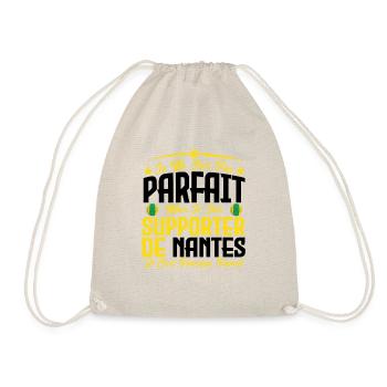 je ne suis pas parfait, supporteur de Nantes. - Sac de sport léger - nature - Devant