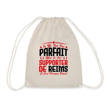 je ne suis pas parfait, supporteur de Reims. - Sac de sport léger - nature - Devant