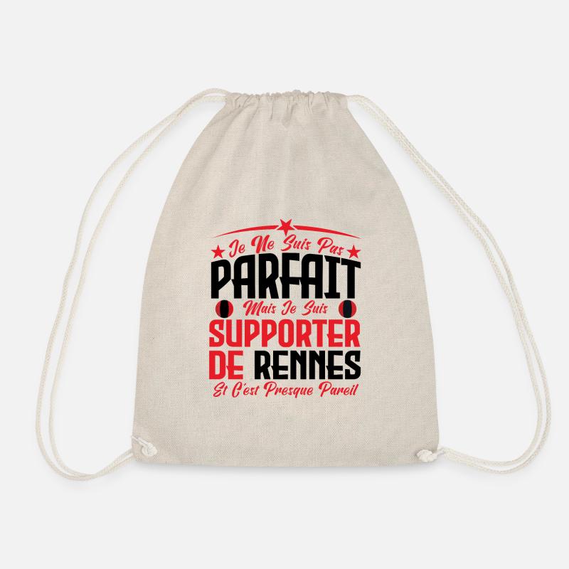 je ne suis pas parfait, supporteur de Rennes . - Sac de sport léger - nature