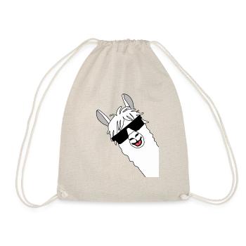 Lama Alpaka, Alpaca Geschenke, lustige Sprüche - Turnbeutel - Natur - Vorne