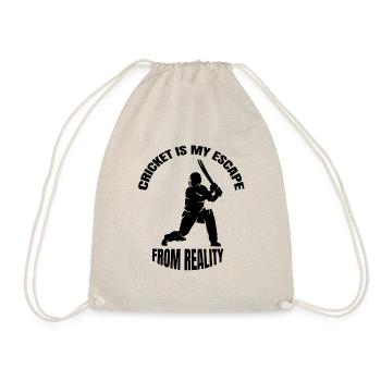 Cricket Slogan Cadeau Cricket Fan Team Cricket - Sac de sport léger - nature - Devant