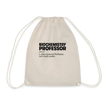 Biochemistry Professor - Drawstring Bag - nature - Front
