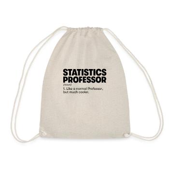 Statistics Professor - Drawstring Bag - nature - Front