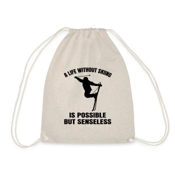 Ski Skieurs Noël Ski Sports d’hiver - Sac de sport léger - nature - Devant