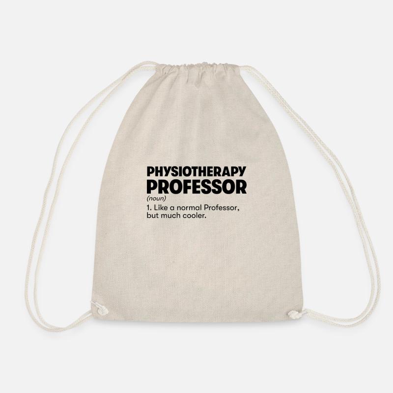 Physiotherapy Professor - Drawstring Bag - nature