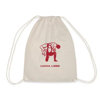Lucha Libre Outfit for Martial Arts Fighters - Drawstring Bag - nature - Front
