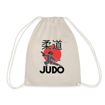 Judo. Judo gift. Judo Jiu Jitsu. Martial arts - Drawstring Bag - nature - Front