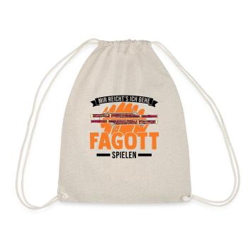 J’en ai assez que je vais jouer du basson Basson - Sac de sport léger - nature - Devant