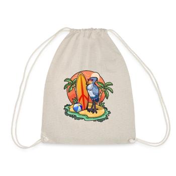 Drôle de Shoebill Surf Lovers Cool Planche de surf Surf - Sac de sport léger - nature - Devant