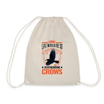 Crow Raven Crow Crow Husbandry Crow Breeder - Drawstring Bag - nature - Front