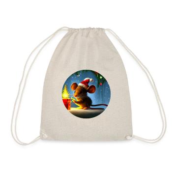 Motif de Noël - Sac de sport léger - nature - Devant