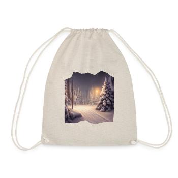 Motif de Noël - Sac de sport léger - nature - Devant