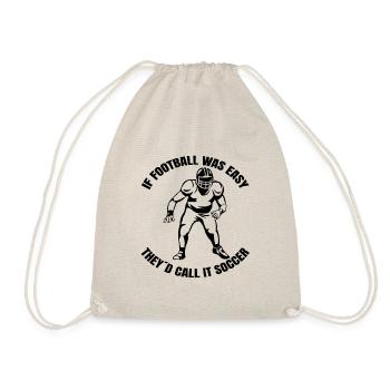 American Football Fan Football Coach - Drawstring Bag - nature - Front