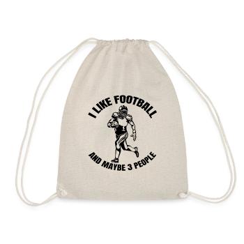 Entraîneur de football américain Football Fan Football - Sac de sport léger - nature - Devant