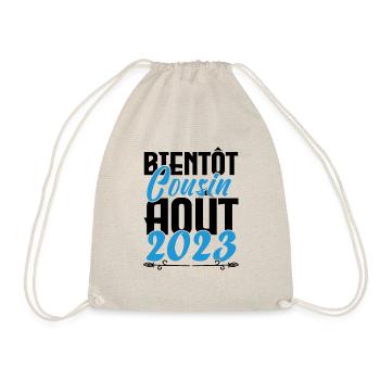 Annonce grossesse. bientôt Cousin Aout 2023. - Sac de sport léger - nature - Devant