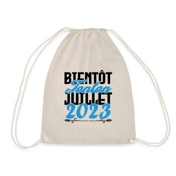 Annonce grossesse. bientôt Tonton Juillet 2023. - Sac de sport léger - nature - Devant