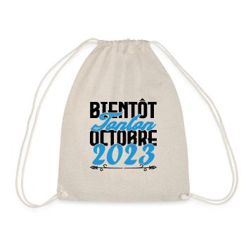 Annonce grossesse. bientôt Tonton Octobre 2023. - Sac de sport léger - nature - Devant