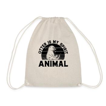 Otter Is My Spirit Animal - Otter Animals Otter - Drawstring Bag - nature - Front
