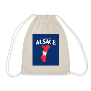 Fier de mes Racines Alsace Bleu - Sac de sport léger - nature - Devant