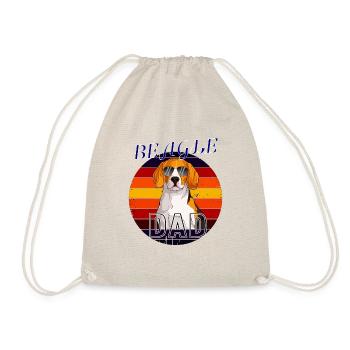 Beagle Dad Retro Dog Lover Dad Ever Beagle Father - Sac de sport léger - nature - Devant