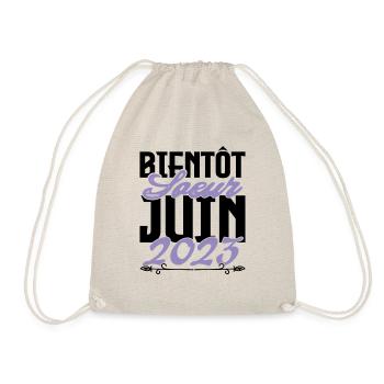 Annonce grossesse. bientôt Sœur Juin 2023.soeur - Sac de sport léger - nature - Devant