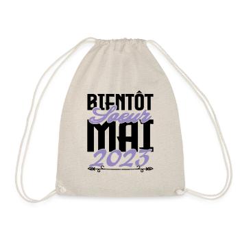 Annonce grossesse. bientôt Sœur Mai 2023.soeur - Sac de sport léger - nature - Devant