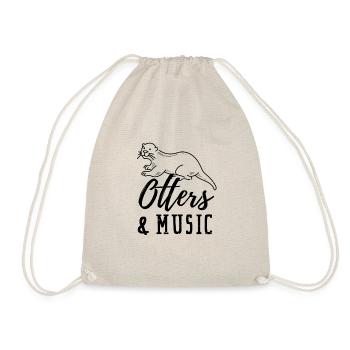 Musicien clé de musique, animaux de la forêt et - Sac de sport léger - nature - Devant