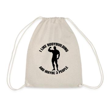 Bodybuilder Fitness Muscle Force Training Athlètes - Sac de sport léger - nature - Devant