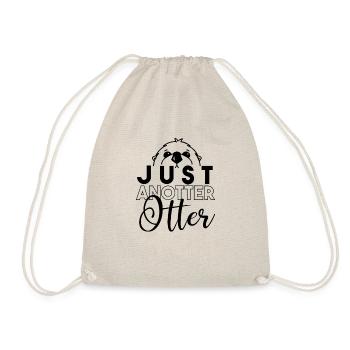 Anotter Otter Ironic Forest River Sea Otters - Drawstring Bag - nature - Front