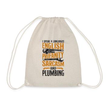 Plomberie Plombier Vintage Je parle 4 - Sac de sport léger - nature - Devant