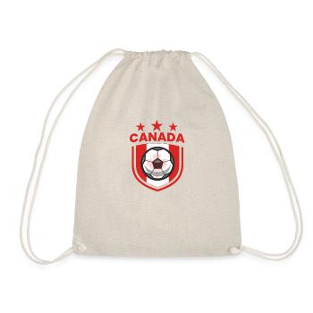 Drapeau de football de l’équipe nationale de soccer du Canada - Sac de sport léger - nature - Devant