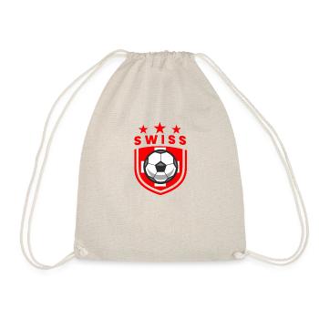Drapeau de l’équipe de Suisse de football - Sac de sport léger - nature - Devant