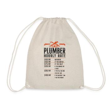 Plombier Plombier Plombier Vintage Plombier - Sac de sport léger - nature - Devant