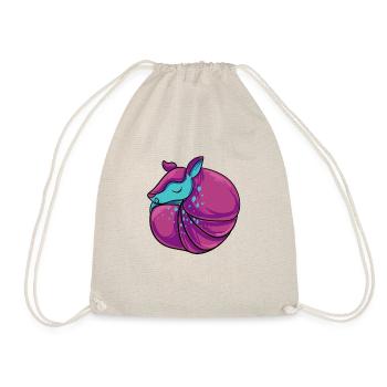 Armadillo Gift - Drawstring Bag - nature - Front