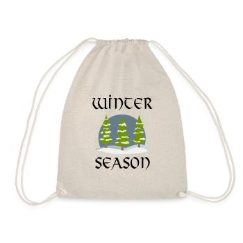 Arbres en forme de flocon de neige naturel pour la - Sac de sport léger - nature - Devant