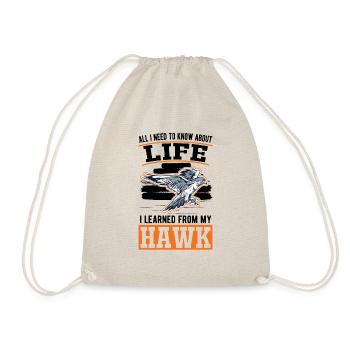 Falke Falkner Kestrel Falconry Falkner - Drawstring Bag - nature - Front