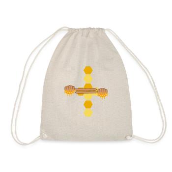 Honeycomb Nature Wildlife Abeilles Abeilles Miel - Sac de sport léger - nature - Devant