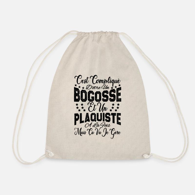 c'est compliqué d'être un Bogosse et un Plaquiste. - Sac de sport léger - nature