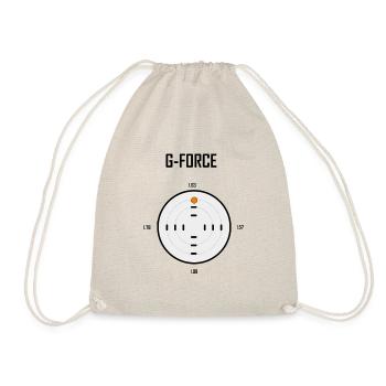 G Force Rennwagen - Turnbeutel - Natur - Vorne