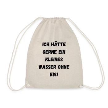 Partyspruch für Malle, Karneval ect. - Kostümidee - Turnbeutel - Natur - Vorne