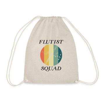 Flutist Squad Musician Orchestra Konzertflöte - Turnbeutel - Natur - Vorne