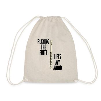 Musique classique Flûtiste Musicien La flûte - Sac de sport léger - nature - Devant