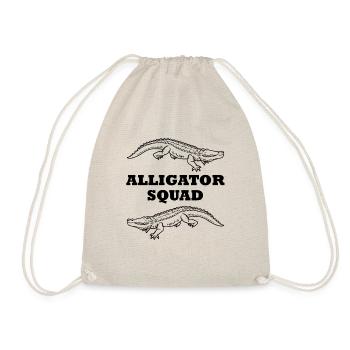 Alligator Squad Nature Wildlife Adventure - Drawstring Bag - nature - Front