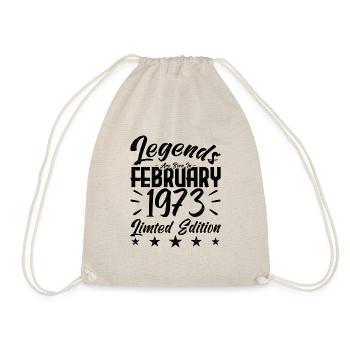 Naissance En Février 1973. Cadeau d'anniversaire. - Sac de sport léger - nature - Devant
