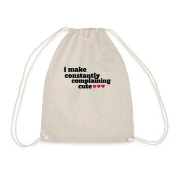 Funny Y2k Shirt, Y2k Baby Tee, Y2k Graphic Shirt, - Drawstring Bag - nature - Front
