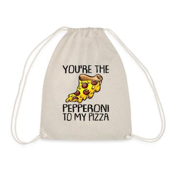 Tu es le pepperoni à ma pizza - Sac de sport léger - nature - Devant