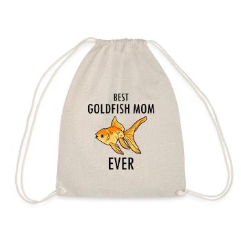 Goldfish Hobby Aquaristik Fischbesitzer - Turnbeutel - Natur - Vorne